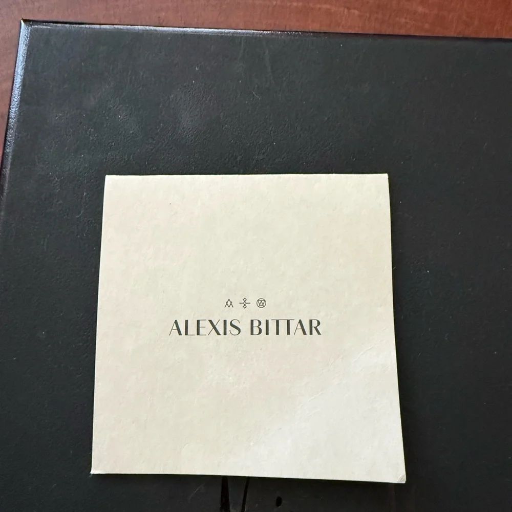 Alexis Bittar Gold Sculptural High-Shine Dome Bangle - Picture 6 of 8